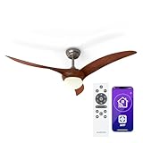 Klarstein Monteverde Deckenventilator Mit Beleuchtung & Fernbedienung – Smart...