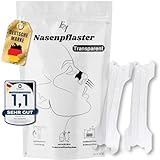 Ellicit® Nasenpflaster Transparent, 30er Pack Premium Nasenstrips, gegen...