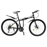 ARBGO 26in 21-Gang faltbares Mountainbike, Mountainbike für Jugendliche...