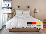 BEFA NATUR Made in Germany Daunenbettdecke 135x200 cm aus 90% Daunen und 10%...