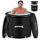 SPORTINATOR Regenerate Eisbad Tonne Ø 80 cm | 400 L | Kältetherapie &...
