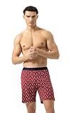 Mey Nachtwäsche Serie Athletic Monkey Herren Homewear Hosen Gala Red (M)
