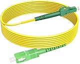 RamboCables SC/APC auf LC/APC 10m, LWL Simplex Patchkabel 9/125µm, Singlemode...