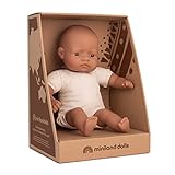 Miniland Dolls: lateinamerikanische Babypuppe, 32 cm, mit weichem Stoffkörper,...