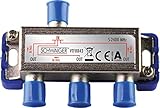 Schwaiger VTF8843241 High-End-Verteiler 3-fach für BK- und GA-Anlagen (110 dB)