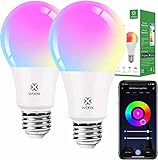 Woox Smart Lampe Alexa Glühbirne E27, Wlan mit App, 10W Warmweiß Kaltweiß ,...