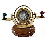 Antique Vibes Schiffskompass aus Messing, nautischer Kompass, Boot, Navigation,...