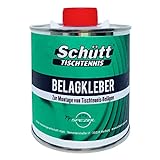 Schütt-Tischtennis Belagkleber Pinseldose (250 ml) - Kleber für Tischtennis...