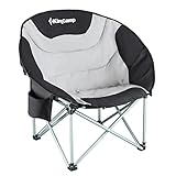 KingCamp MoonChair XL Camping Klapp Stuhl Garten Falt Sessel Kühltasche 150 kg...