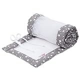 babybay Nestchen Mesh-Piqué / Bettumrandung für Beistellbett / Stoßschutz...