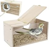 HEZHU Vogelzuchtbox Nistkasten Vogelzucht Brutkasten Vogelhaus für...