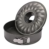 Zeripikfoasp Springform, 26 cm Kuchenform, Runde Backform Antihaftbeschichtet,...