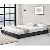 Corium Kunstlederbett Polsterbett aus Kunstleder Bettgestell mit Lattenrost...
