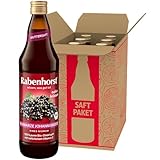 RABENHORST Schwarze Johannisbeere Muttersaft BIO 6er Pack (6 x 700 ml) - 100%...
