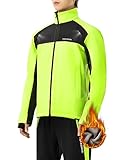 ROCKBROS Fahrrad Jacke Winter Thermo Fahrradbekleidung Softshelljacke Hohe...