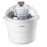 DOMO DO2309I Eismaschine & Joghurtbereiter mit Gefrierschüssel - 1L - Inklusive...