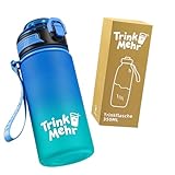 ROISDIYI Trinkflasche Kinder Auslaufsicher 350 ml, BPA-Frei Wasserflasche mit...