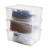 Rotho Clear 3er-Set Aufbewahrungsbox 10l mit Deckel, Kunststoff (PP) BPA-frei,...