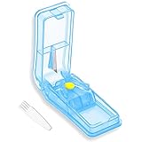GeekerChip Tablettenteiler,pillenteiler,medikamententeiler,für Große und...