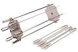 BBQ ROTISSERIE SPIEß SET/SPIEß-RONDELL für alle Drehspieße bis Ø14 mm -...