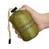 NexusGlow Bivy Notfall Schlafsack Thermo Bivvy mit Wasserdichter Ultraleichter...