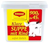 MAGGI Professional Klare Suppe mit Rind, Rindfleischpulver, Kräutern, Sofort...