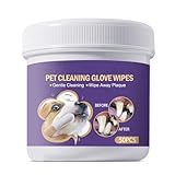 50 Stück Zahnpflege Finger Pads,Hunde Zahnreinigungstücher