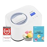 TZS First Austria Eismaschine & Joghurtbereiter | 1 L | Frozen Joghurt, Sorbet,...