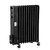 STAHLMANN Ölradiator ZR17 2500 Watt – Elektroheizung Energiesparend bis 50 qm...