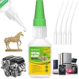 Metallkleber Extra Stark Wasserfest – 30g Set mit Sekundenkleber &...