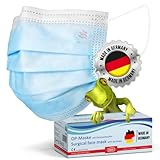 kela OP-Maske - 50x Medizinische Maske Blau | 100% Made in Germany | OEKO-TEX...