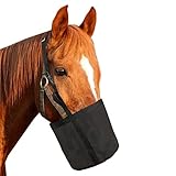 Pferdefutter Tasche, Heavy-Duty Breathable PVC Mesh Getreide Futtertasche, mit...