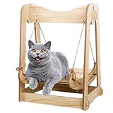 Haustier-Hängematten-Stuhlbett – Schaukel aus Holz, Liegestuhl innen,...