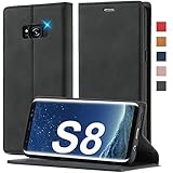 Handyhülle für Samsung Galaxy S8 Hülle Leder [Standfunktion] [Premium PU...