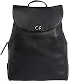 Calvin Klein Damen Rucksack Ck Daily Backpack Pebble Klein, Schwarz (Ck Black),...
