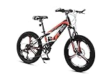 22 Zoll Kinder-Mountainbike für Jungen & Mädchen – 7-Gang Shimano Schaltung...