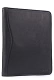 Ashwood - Herren Leder A4 Notizbuchtasche - Schreibmappe mit Reißverschluss -...