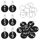 Flintronic 10 Stück Kunststoff Nummernschilder, ID-Nummernschilder aus...