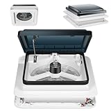 ROGONPDK WBelüftung für Wohnmobil | 28x28cm Wohnwagen Luke Fenster Dachhaube |...