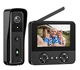 Drahtlose Video Türklingel mit Kamera Verbindung 4,3' IPS Display 1080P...