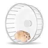 Bucatstate Hamsterrad, 18cm Laufrad Hamster Leise Hamster Spielzeug Transparent...