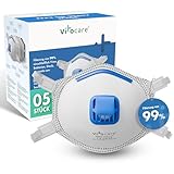 vitocare FFP3 Maske mit Ventil, wählbar 5x, 10x oder 20x Atemschutzmaske mit...