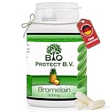 Bromelain 500 mg (2.000 F.I.P.) 120 Kapseln - Vegan ohne Füll- und Zusatzstoffe...