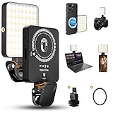 BNEHHOV 128 LED Selfie Licht, 3000mAh Magnetisches Videokonferenz Leuchte Handy...