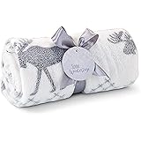 Römer Wellness Kuscheldecke Rudolph weiß/grau – 120 x 150 cm, 190 g/m²,...