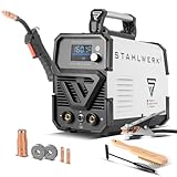 STAHLWERK Schweißgerät Mini FLUX 160 ST Digital – Fülldrahtschweißen...