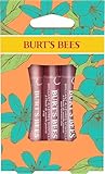 Burt's Bees Lippenfarben-Geschenkset, 3 Lippenschimmer in Pfingstrosen-,...