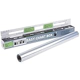 Easy-Chartbox selbsthaftende Folie für Präsentation transparent 25 Blatt 80x60...