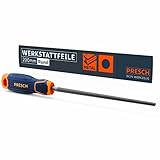 Presch Werkstattfeile Rund 200mm - Umlaufender Hieb H2 zum feilen von Rundungen...