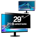 ZOEGAA Sichtschutzfolie 29 Zoll Monitor 21:9, Abnehmbarer Blickschutzfolie...
